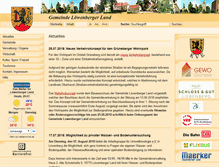 Tablet Screenshot of loewenberger-land.de